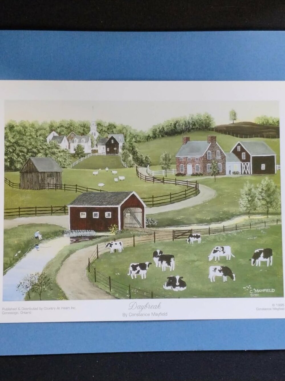 1995 “Daybreak” Reproduction Print by Constance Mayfield 5x7